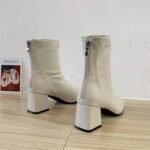 women's thick heel medium heel boots women - Image 8