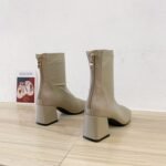 women's thick heel medium heel boots women - Image 7