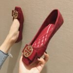 spring bean shoes pregnant women's one-step low-mouth driving shoes all-match for all seasons - Image 2