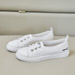 New Style White Sneakers for Women, Hollowed-out Breathable Student Sneakers,   Trendy Street Style - Image 8