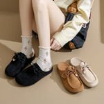 New Style Half-Touch Birkenstock Shoes Women's Loafers Single Shoes - Image 7