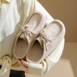 New Style Half-Touch Birkenstock Shoes Women's Loafers Single Shoes - Image 5