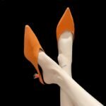 Women's Summer Fashionable Slippers with Pointed Toe, Stiletto Heel, Mules, Versatile, Perfect for Wearing - Image 3