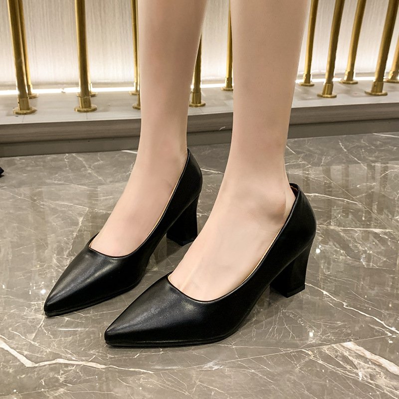 O1CN01Fo4tYy1mEKYHk83Sr_!!2215627484922-0-cib 37-38 SIZE autumn new Korean style work simple fashion high heels - Image 1