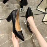 37-38 SIZE autumn new Korean style work simple fashion high heels - Image 5