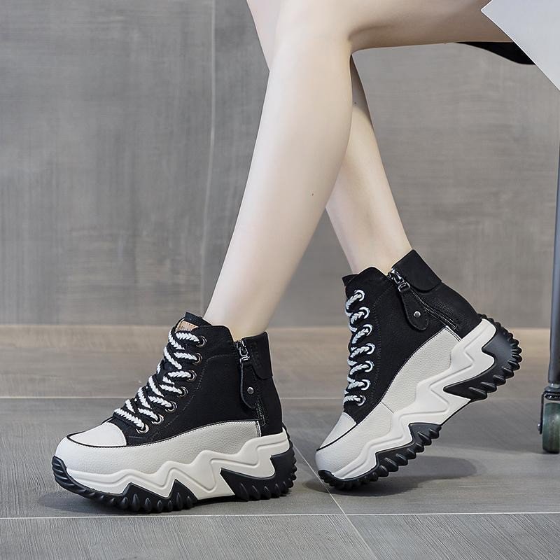 O1CN01cj4wng1ze3ZP9F0Yi_!!2215580596738-0-cib 38 SIZE winter new niche high-top women’s shoes thick-soled casual versatile sports shoes - Image 1