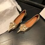 40 SIZE Lady French Kitten Heel Single Shoes for Women - Image 4
